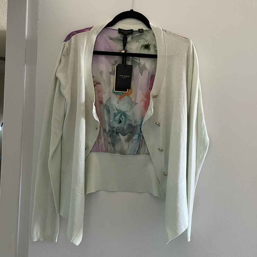 Ted Baker Sugar Sweet Floral Cardigan - Picture 3 of 6